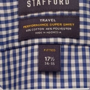 Stanford plaid  travel performance fitted